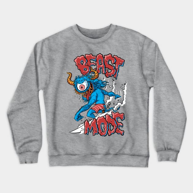 Beast Mode Crewneck Sweatshirt by itsbillmain